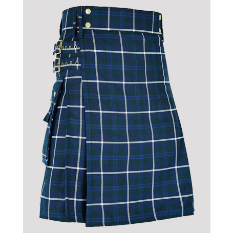 Blue Douglas Tartan Utility Kilt