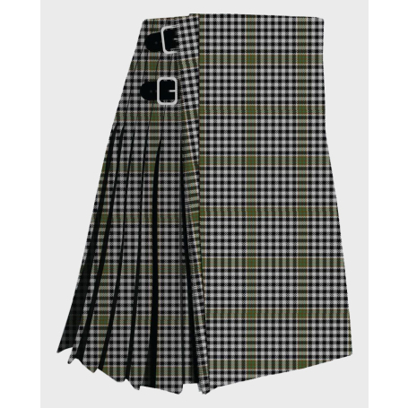 Clan Burns Check Premium Tartan Kilt