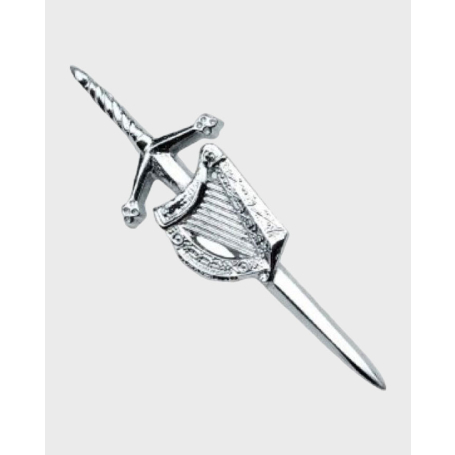 Custom Irish Harp Kilt Pin