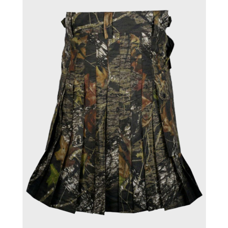 Jungle Camouflage Utility Kilt with Cargo Pockets ,,,