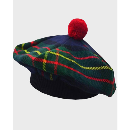 Maclaren Tartan Wool Scottish Tammy Hat,Scottish Hat