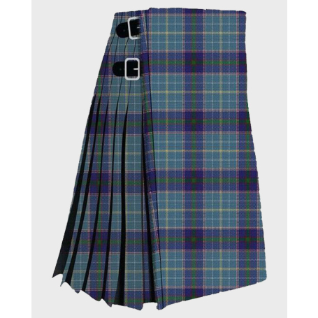 Texas Bluebonnet Tartan Kilt