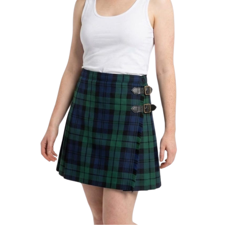 Women’s Black Watch Tartan Kilt