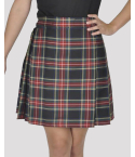 Black Stewart Tartan Kilt For Women

