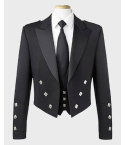 Black Prince Charlie Jacket & Waistcoat Set