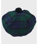 Black Watch Tartan Made of Wool Tammy Hat