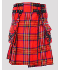 Cato Royal Stewart Utility Style Tartan Kilt
