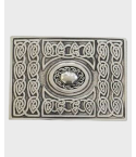 Celtic Chrome Style Kilt Belt Buckle
