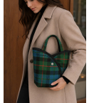 Homespun Tartan Tulip Hand Bag