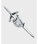 Custom Irish Harp Kilt Pin 