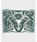 Enamel Stag Style Kilt Belt Buckle