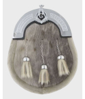 Formal Sealskin Full Dress Sporran with Chain