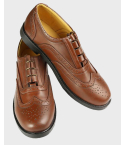 Genuine Brown Leather Ghillie Brogues