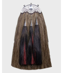 Horse Hair Sporran With Gold Cantle & Chain,Silver Chain Belt,Horse Hair Sporran