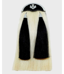 Horse Hair Sporran With Thistle Badge & Free Chain Belt