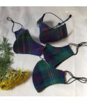 Singh Tartan Wool Face Mask