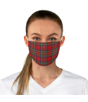 Red Tartan Plaid Face Mask