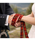 Handfasting Scarf Highlander Tartan wool 