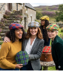 Scottish Tartan Flat Caps