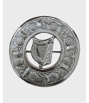 Irish Harp Brooch