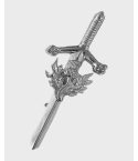 Premium Scottish Highland Accessories Celtic Kilt Pin