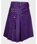 Purple Utility Kilt for Women and Men 