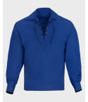 Scottish Blue Jacobite Ghillie Shirt