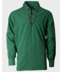 Scottish Green Jacobite Ghillie Kilt Shirt
