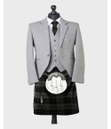 Scottish Wedding Kilt Outfit with Tartan Jacket Kilt