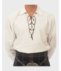 Scottish White Jacobite Ghillie Shirt