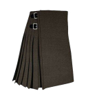 Solid Green Weathered Tartan Kilt