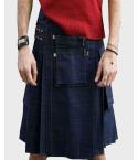 Stylish Denim Kilt For Men,