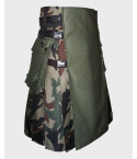 Tactical Woodland Camouflage Hybird Utility Kilt