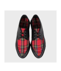 Morton Leather Tartan Shoes